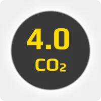 Углекислота (СO2) высокой чистоты 4.0 (99,99%) в баллоне 40л, наполнение 24 кг., соединение G3/4 (DIN 9)