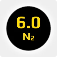 Азот (N2) 6.0 (99,9999%) в баллоне 10л 150 бар, соединение  G 3/4 (DIN 9)