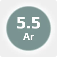 Аргон (Ar) 5.5 (99,9995%) в баллоне 10л 150 бар, соединение  G3/4 (DIN 9)