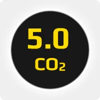 Углекислота (СO2) высокой чистоты 5.0 (99,999%) в баллоне 10л, наполнение 6 кг., соединение G 3/4 (DIN 9)