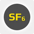 Элегаз, Гексафторид серы (SF6)